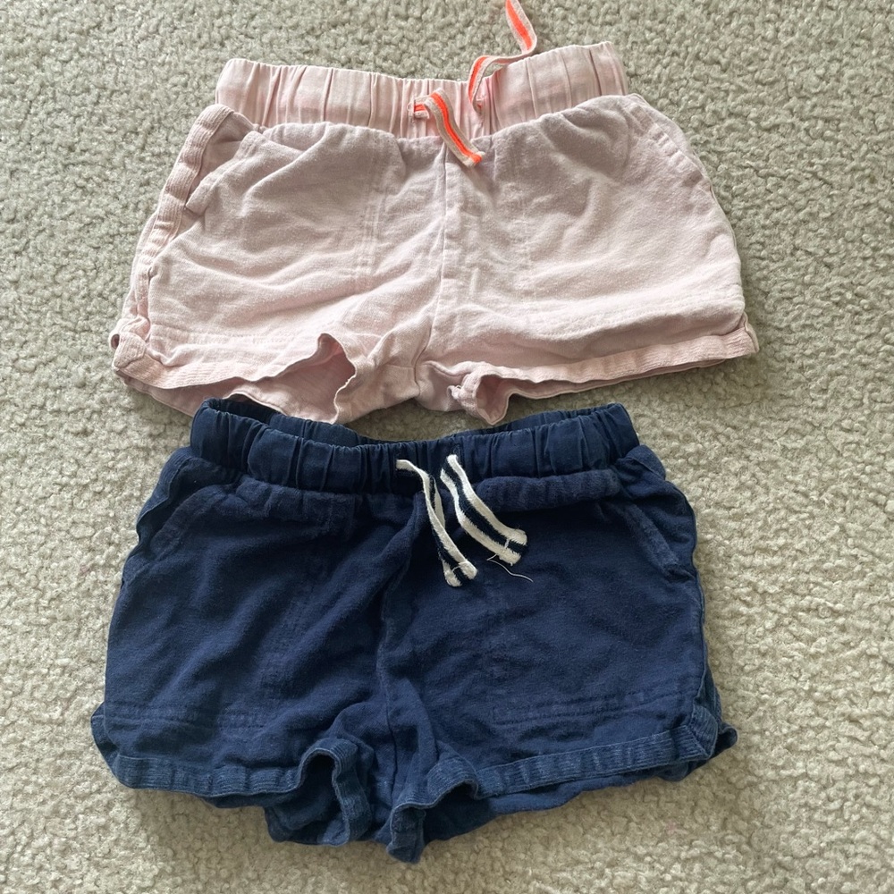Two J crew toddler girl shorts